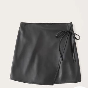 Vegan Leather Skort — NWOT — A&F